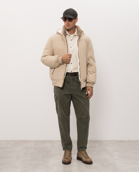 Brunello Cucinelli Ivory velvet shirt ML6884008