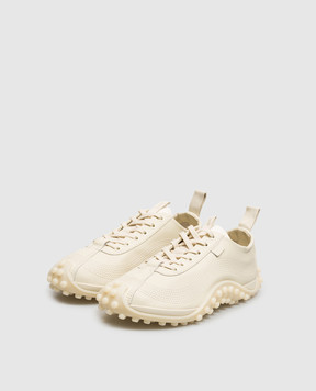 Ami Paris Mirage ivory leather sneakers USN505AL0146w