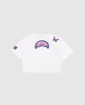 Sprayground Children's white Graffiti T-shirt SPY1451WHT