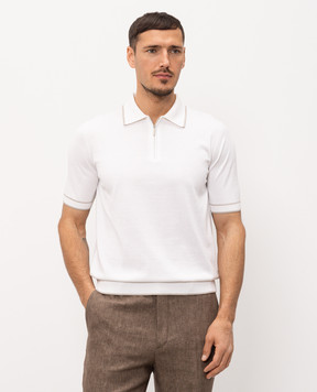 Castangia dal 1850 Ivory polo shirt NCCA12MCE26
