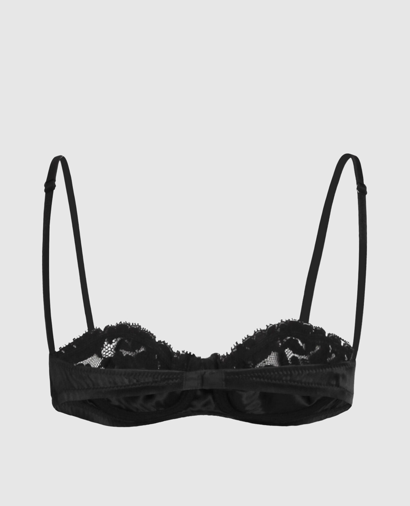 Black silk bodice with lace Dolce&Gabbana 2