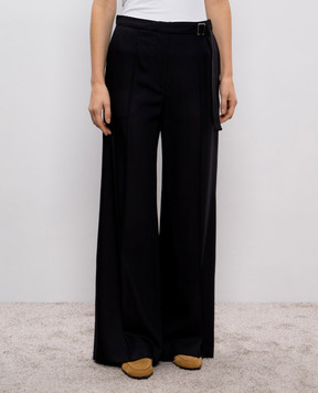 Loulou de Saison PRATT black flared pants with wool PRATT