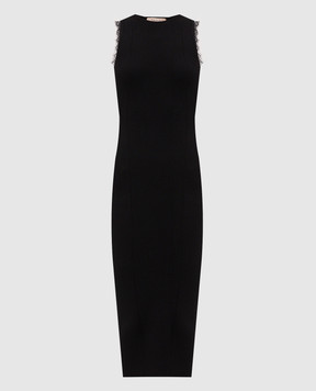 Twinset Black ribbed dress 262TP3393
