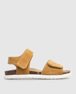 Dolce&Gabbana Children's brown suede sandals DL0094AW871