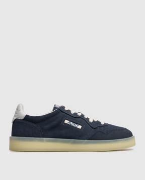 AUTRY Medalist blue suede sneakers AULMHQ06