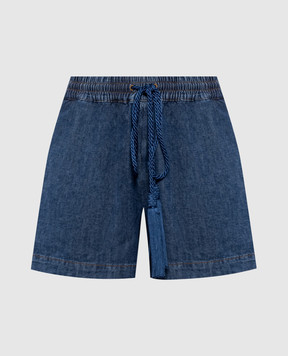 Valentino Blue denim shorts 8B3DD5509YA