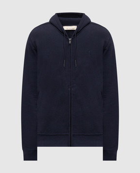 Trussardi Blue sports jacket with embroidered emblem G8068000130NMF503F01