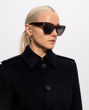 Saint Laurent Brown tortoiseshell sunglasses 927 A003D9Y9956