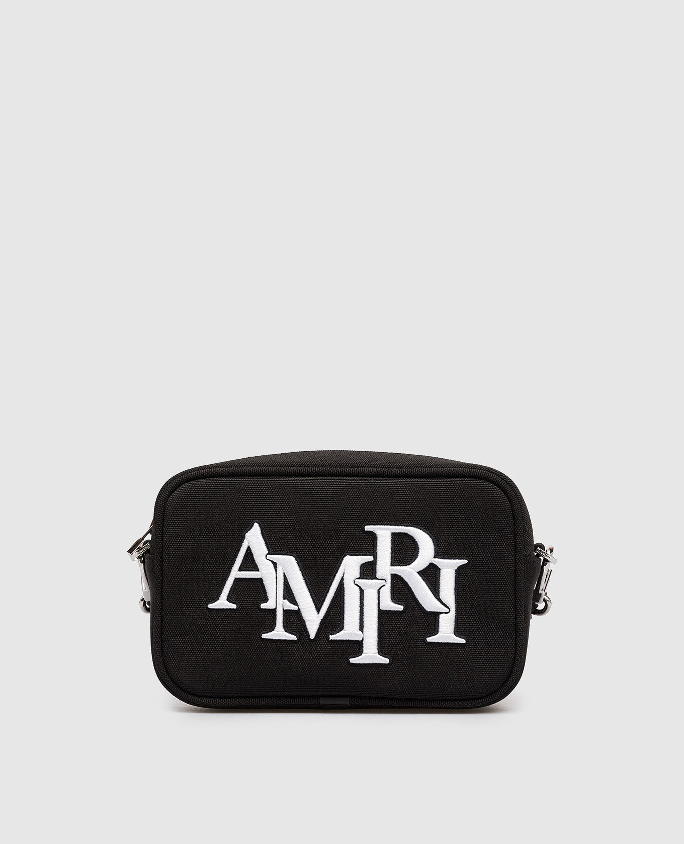 

Black Staggered bag with logo embroidery AMIRI