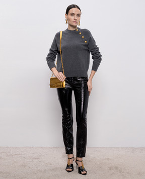 Balmain Gray wool and cashmere jumper GF1KA130KI87