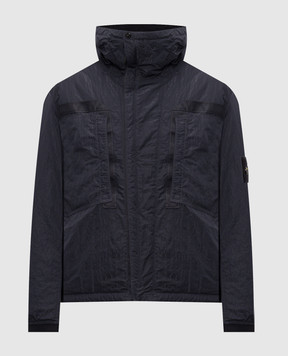 Stone Island Navy jacket with logo patch L2S15Q100007S0405