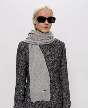 Dolce&Gabbana Grey melange cashmere scarf FXR30TJBW2L