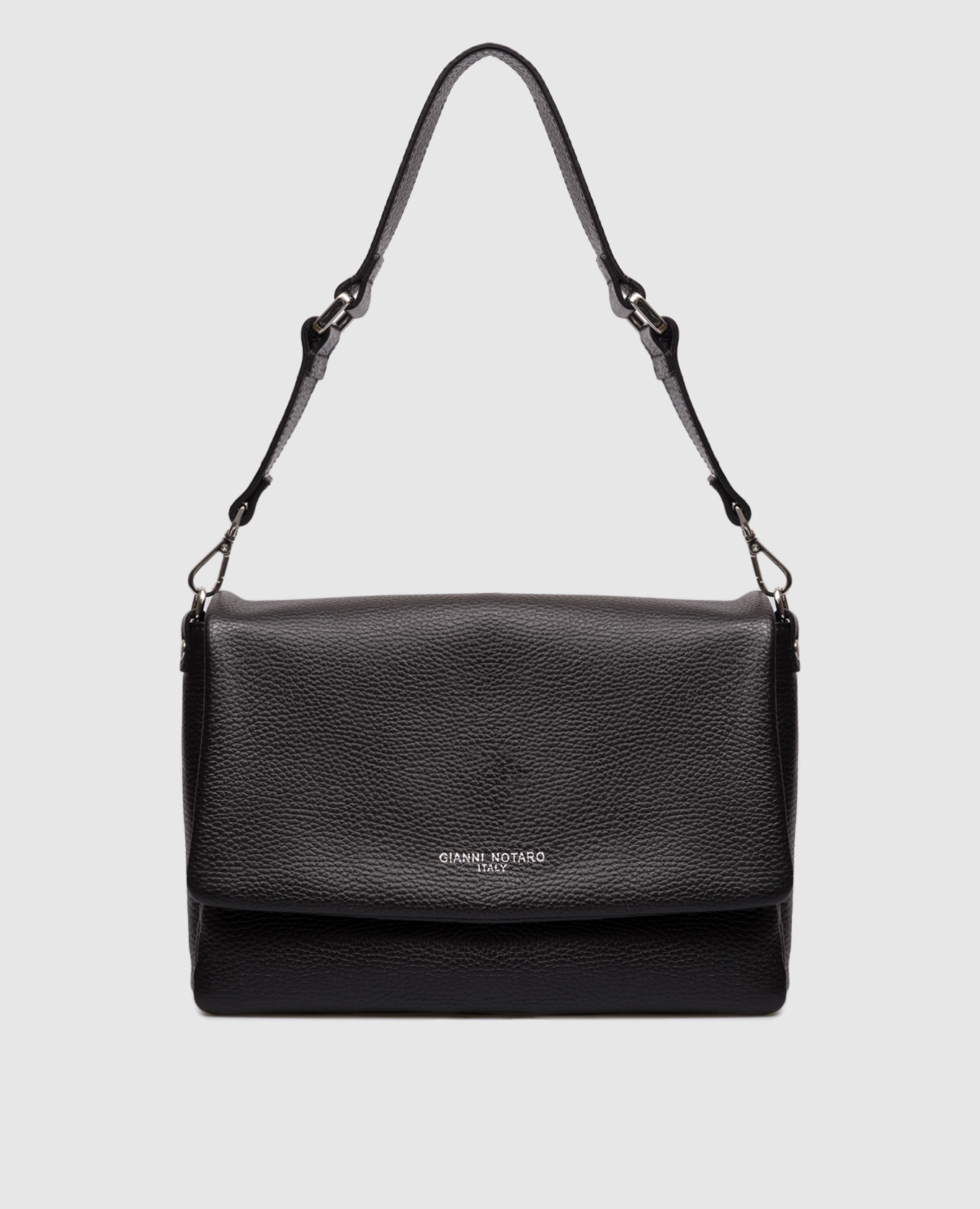 

Dollaro black leather messenger bag Gianni Notaro