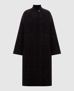 BOBOUTIC Brown patterned coat 5188