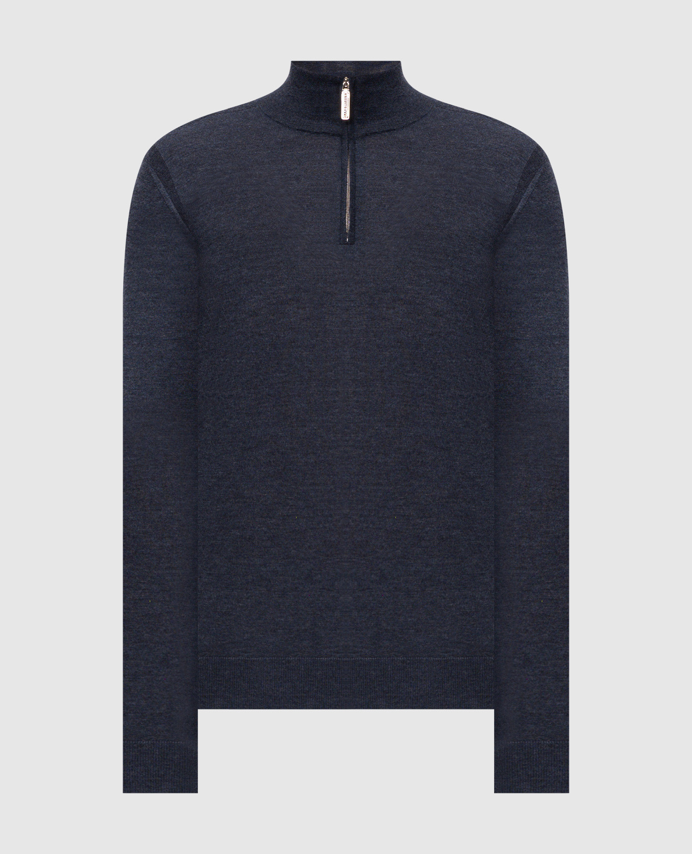 Blue cashmere and silk sweater