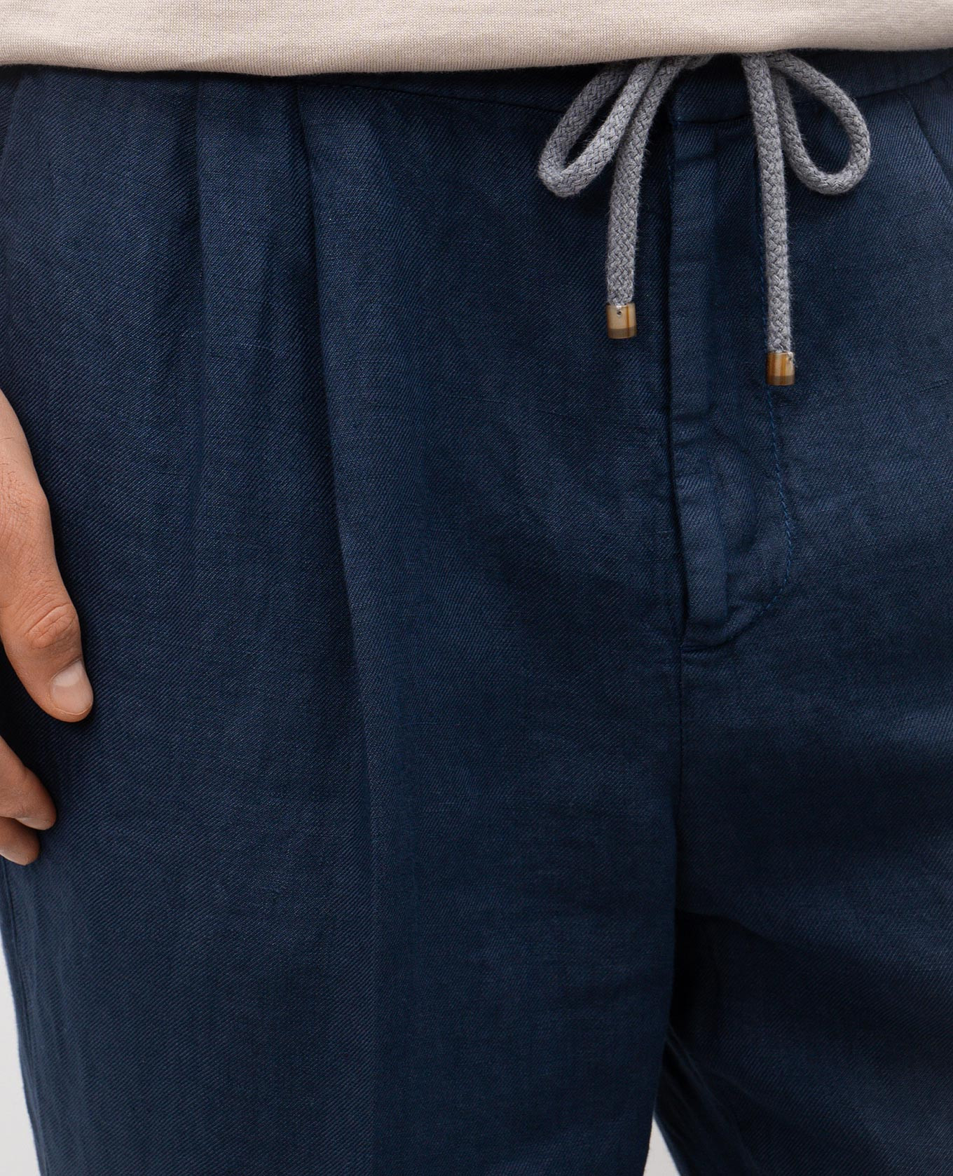 

Blue linen pants Brunello Cucinelli