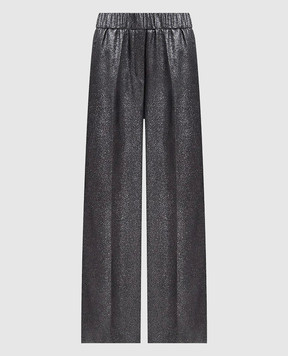 Peserico Silver lurex pants A0405207007