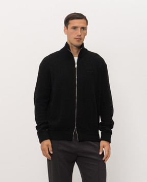 Givenchy Black wool and cashmere cardigan BMK01H4YRM