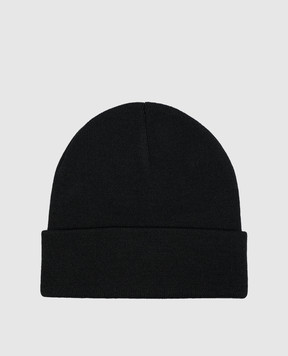 R13 Black hat with contrasting logo embroidery R13A500201