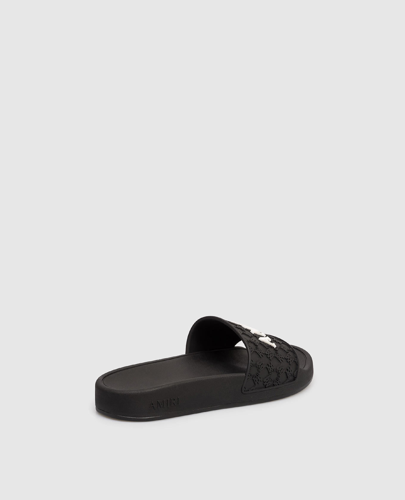 

Black MA Quad sliders with textured logo AMIRI