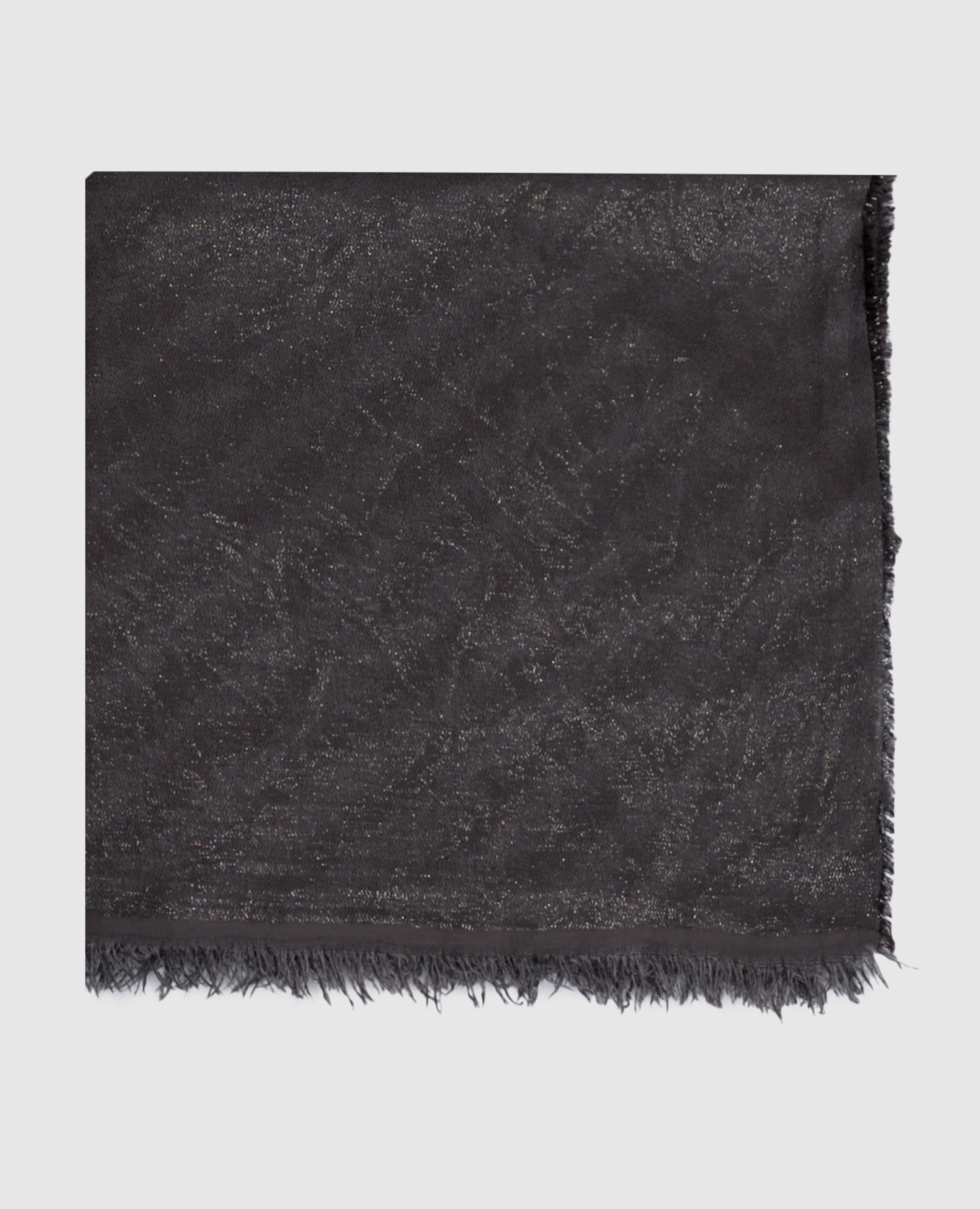 Gray scarf with wool
