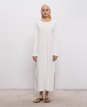 The Row Latoya white midi dress 10860K732