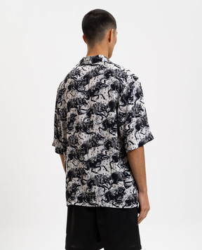 AMIRI Grey Wolves Camp Shirt AMTOSH1039