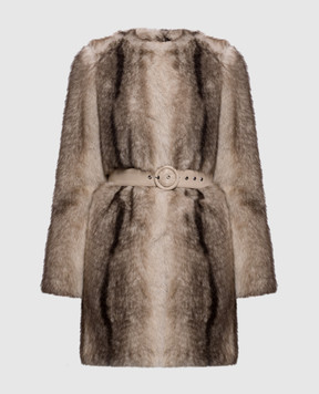 Twinset Beige coat with gradient 262TP2241