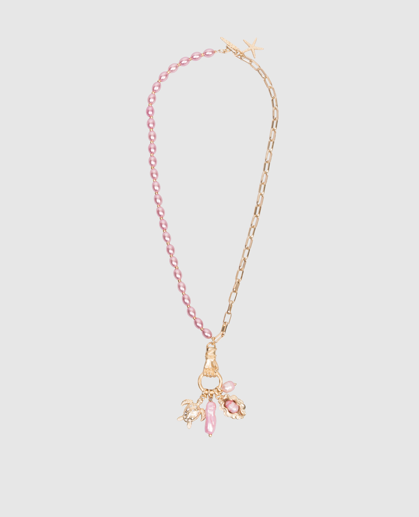 

Neutica pink necklace with pendant Oceanus