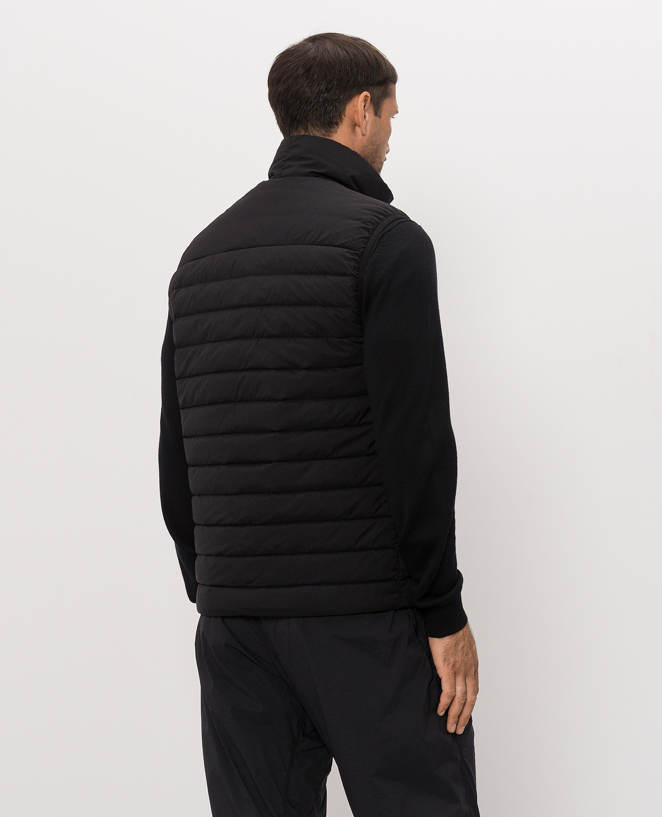 Black down vest Stone Island 4