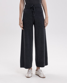 Max Mara Weekend ZINCO gray wool and cashmere pants WKDZINCO