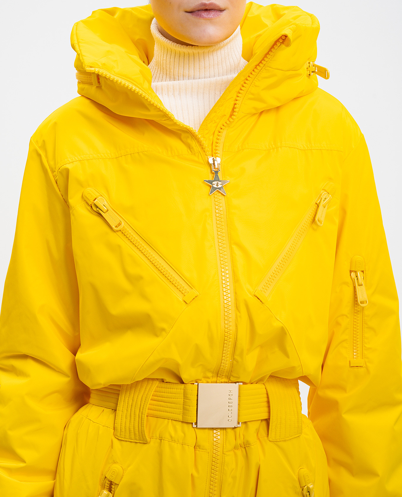Yellow ski suit DISCOVER Goldbergh 4