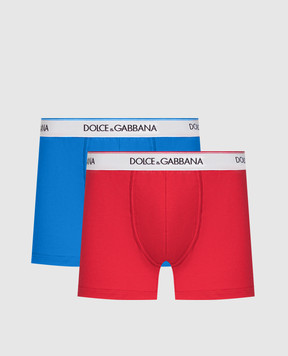 Dolce&Gabbana Set of boxer briefs with logo pattern M9D62JOUAIG