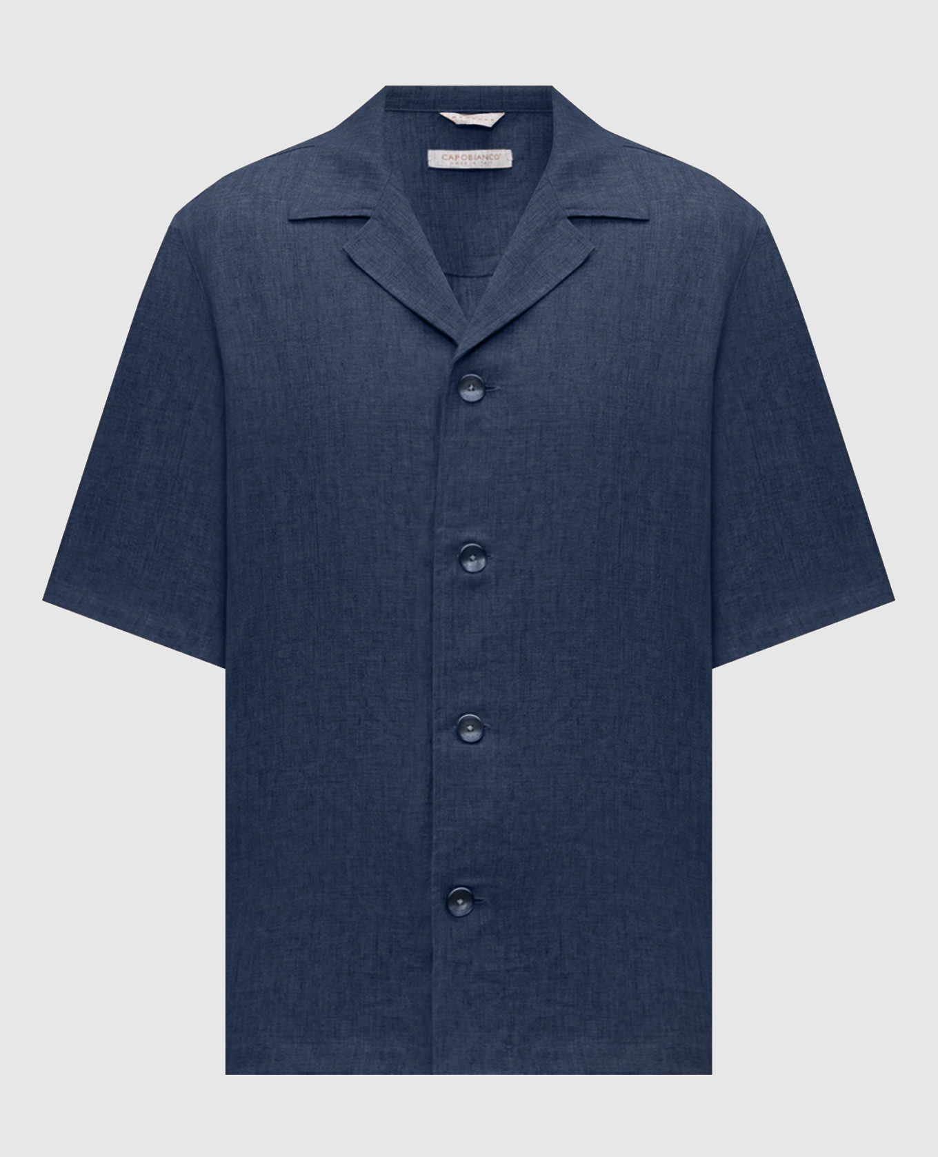 Blue linen shirt