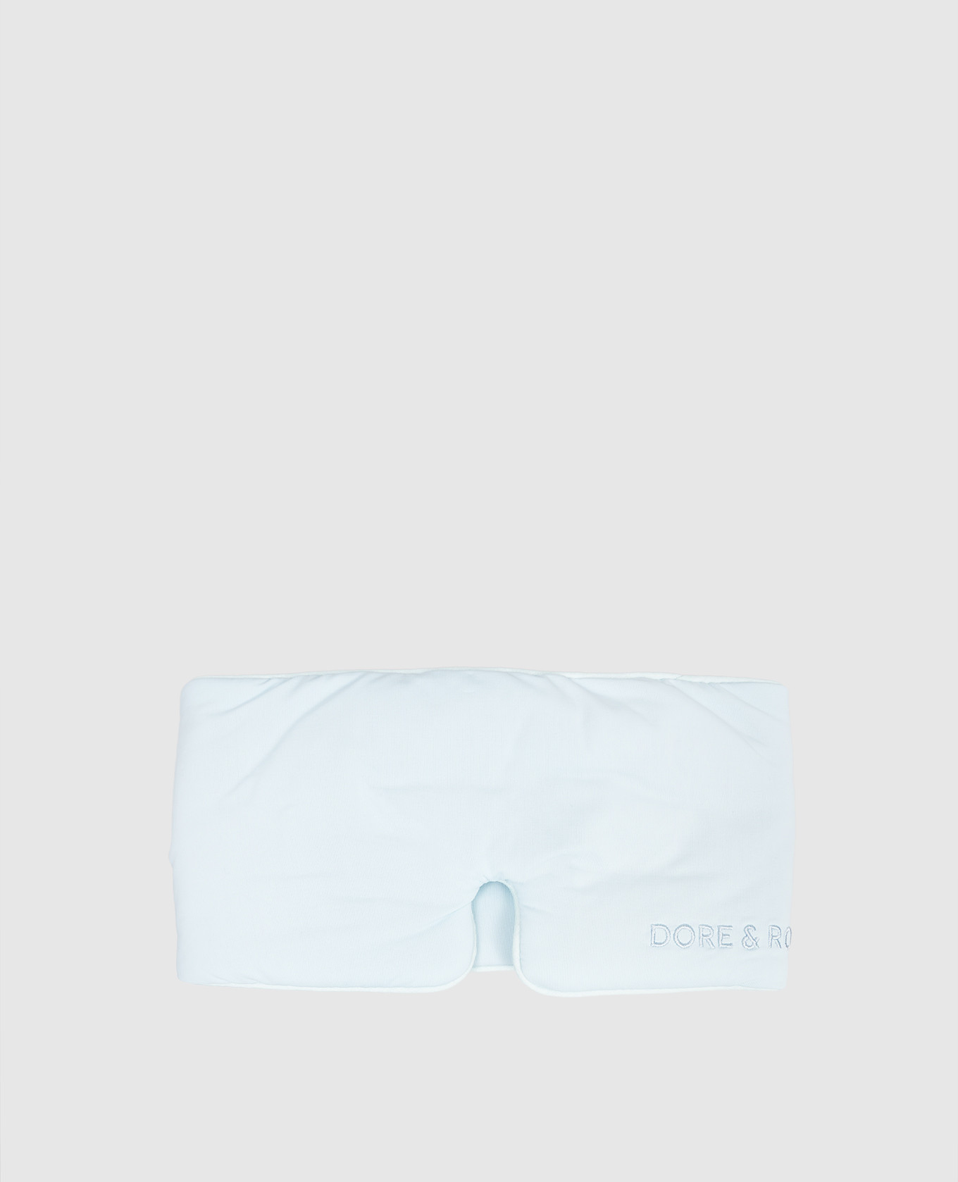 

Blue cooling sleep mask with logo Dore & Rose, Light blue
