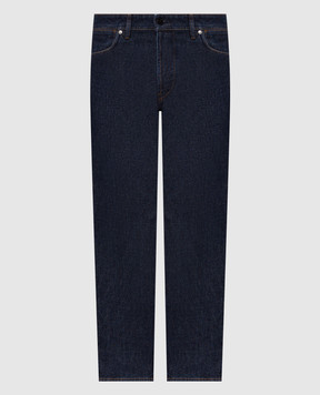 Stone Island Blue jeans with logo patch L2S14J100005S00J7
