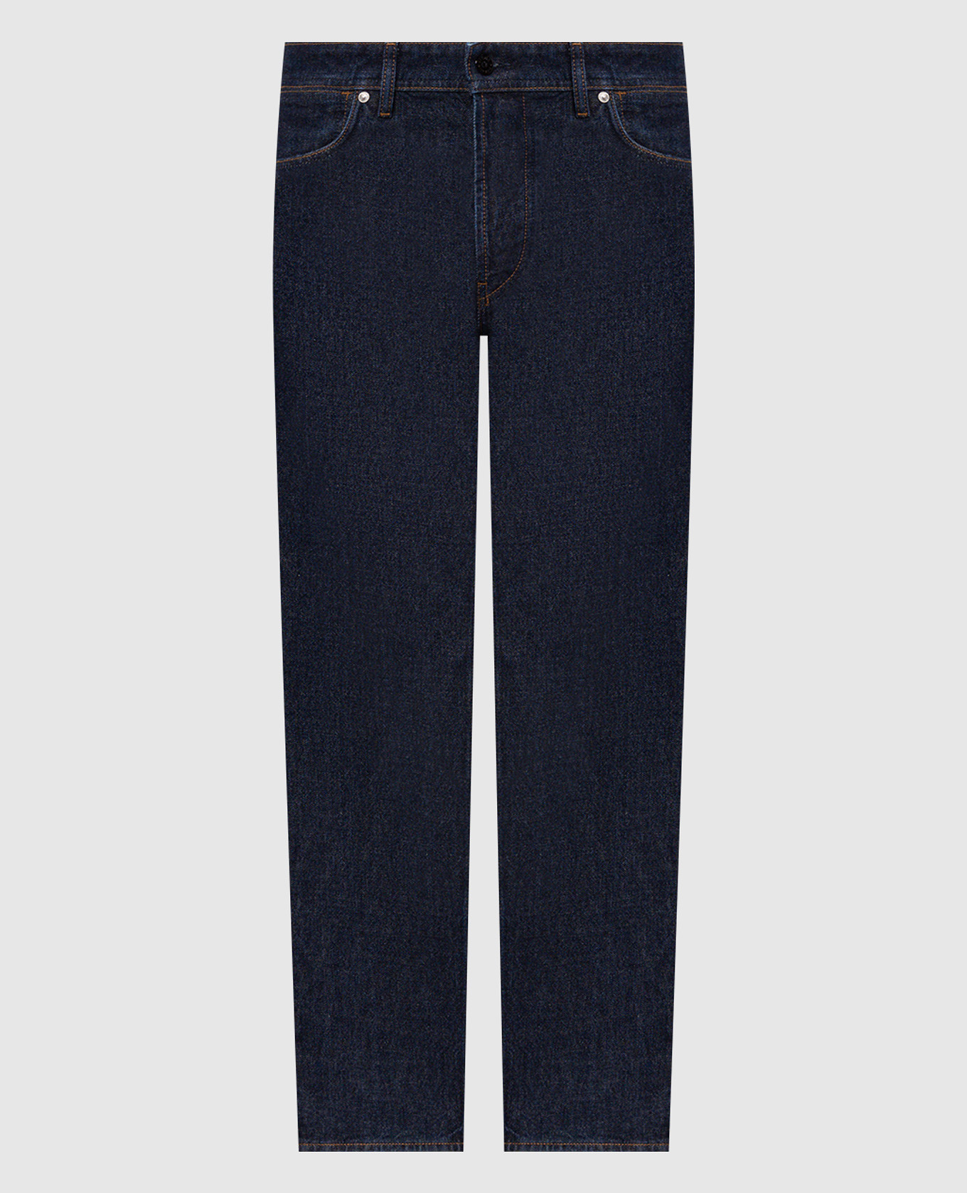 Blue jeans with logo patch Stone Island