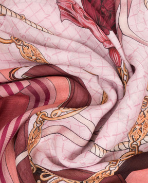 Twinset Pink printed scarf 262TA4680