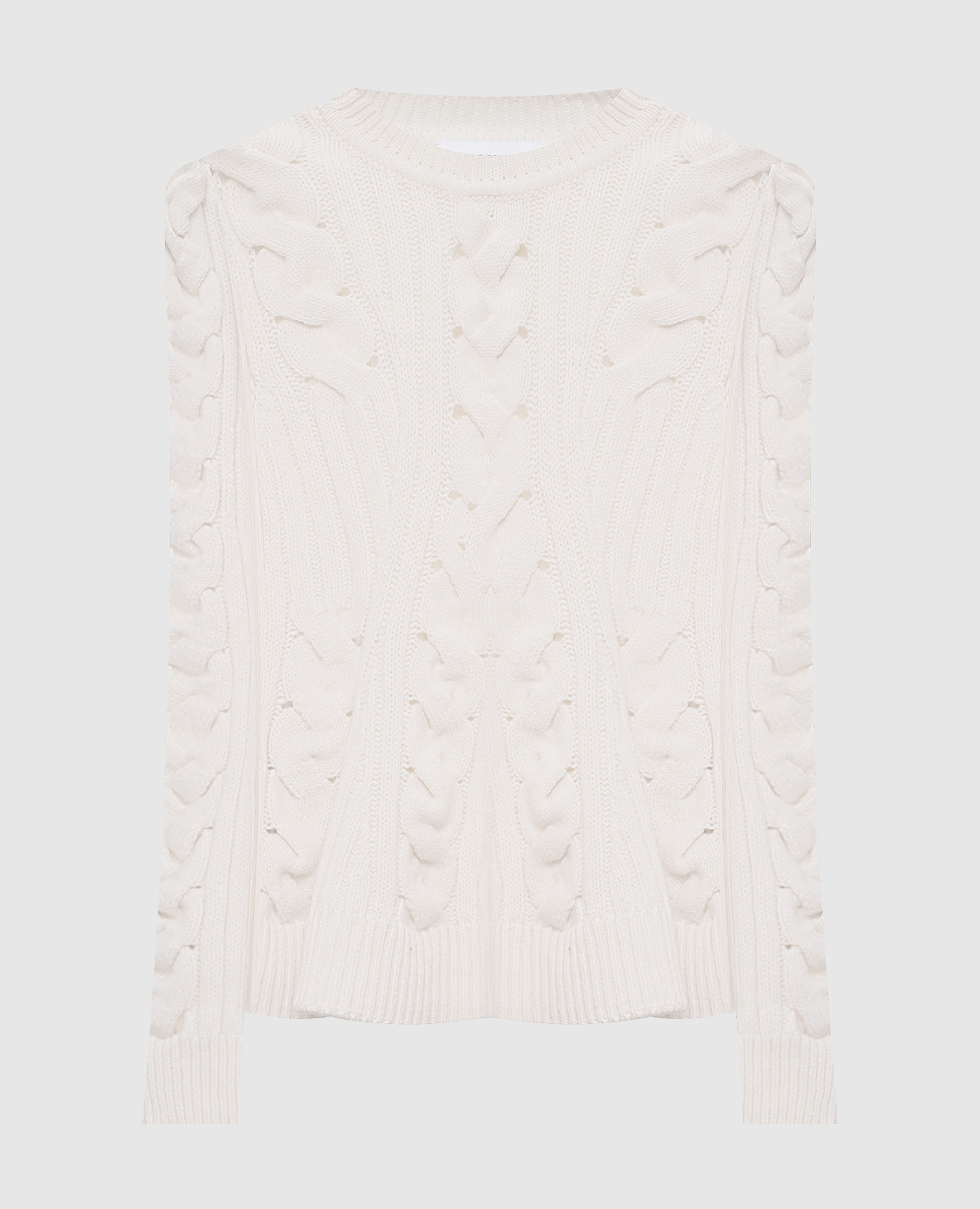 

White wool and cashmere sweater Alexander McQueen