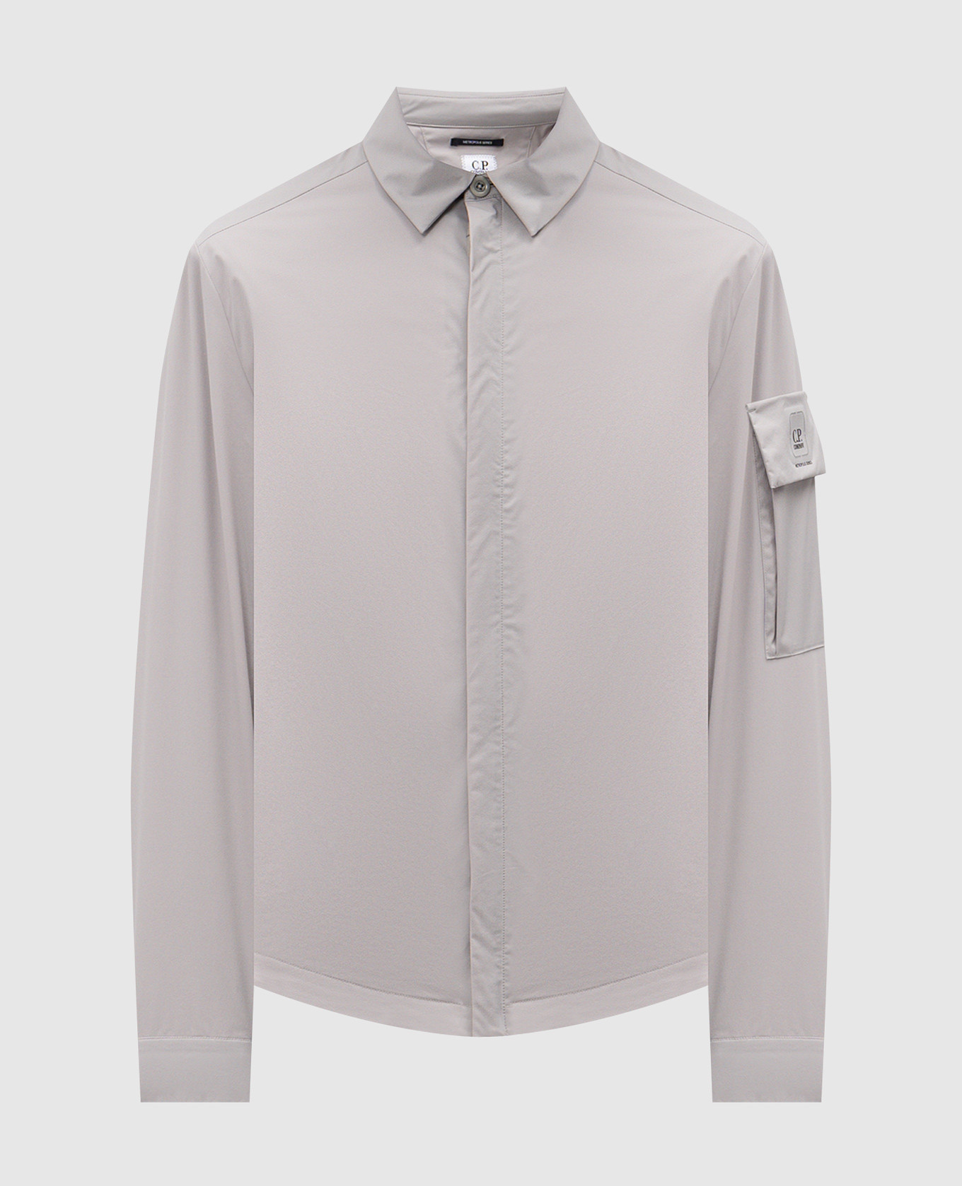 

Grey windbreaker with logo C.P. Company Metropolis