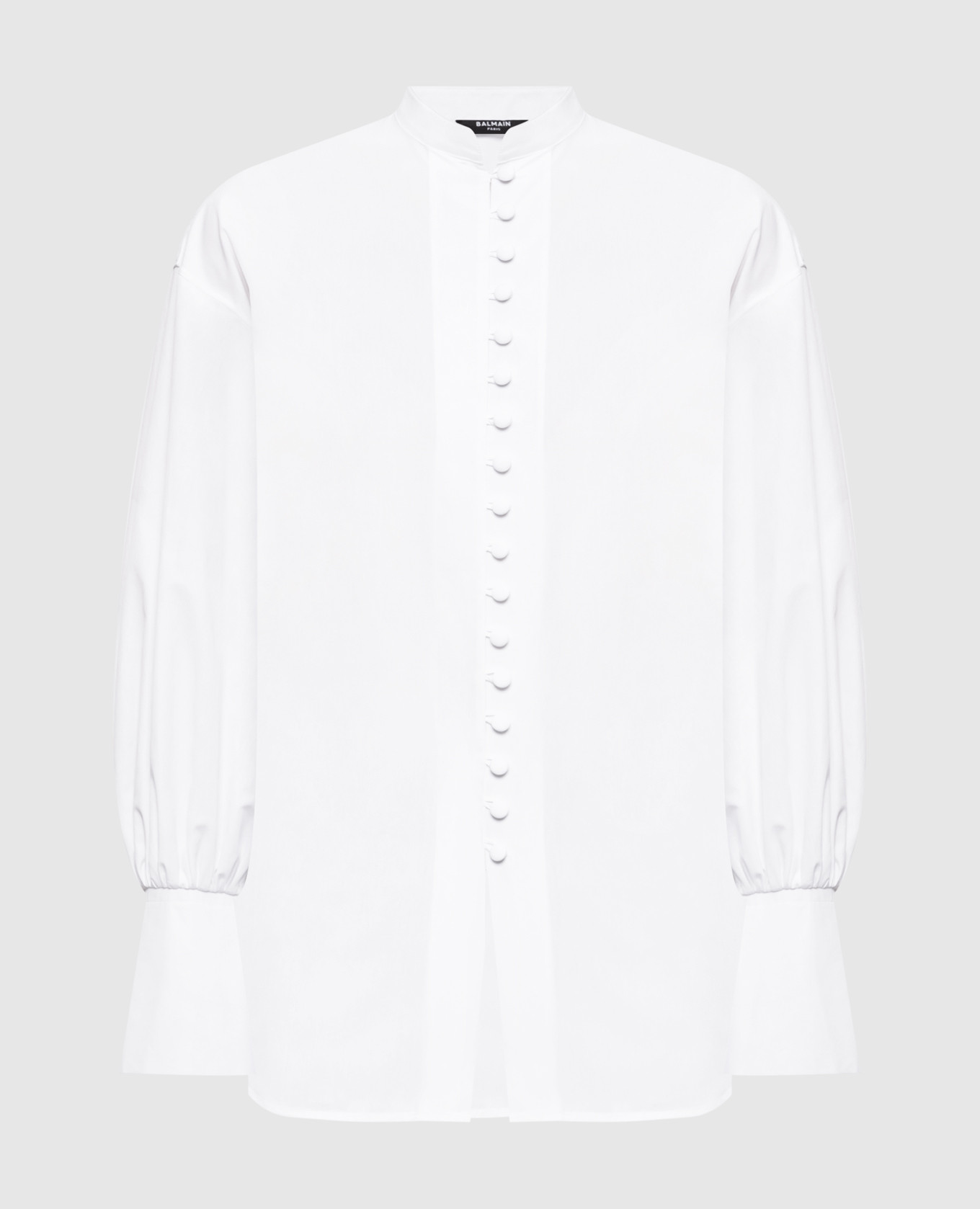 White shirt with branded accessories Balmain