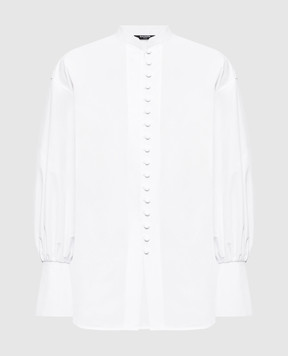 Balmain White shirt with branded accessories HF1HR165CG72