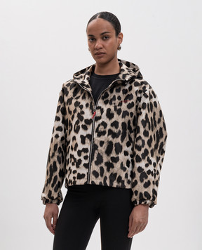 Givenchy Beige leopard print windbreaker BW00W716VJ