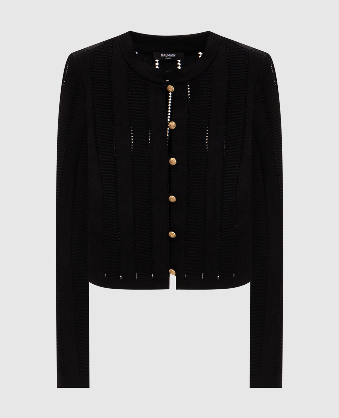 

Black Fléchage cardigan Balmain