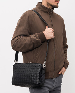 Bottega Veneta Black Intrecciato leather bag 755925V2HL1