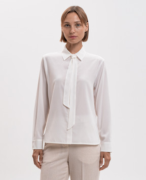 Peserico Ivory silk blouse A0685607325