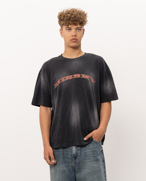 Misbhv Grey T-shirt with logo print 261U123
