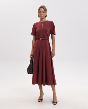 Max Mara Burgundy midi dress ZORRO MSTZORRO