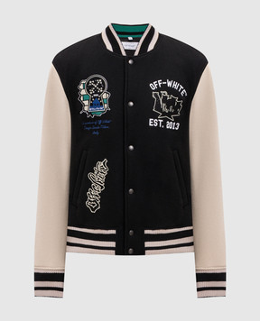 Off-White Black Panthers bomber jacket 44XEH053S26F001