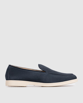 Doucal's Blue nubuck loafers DD8893JOANUY288